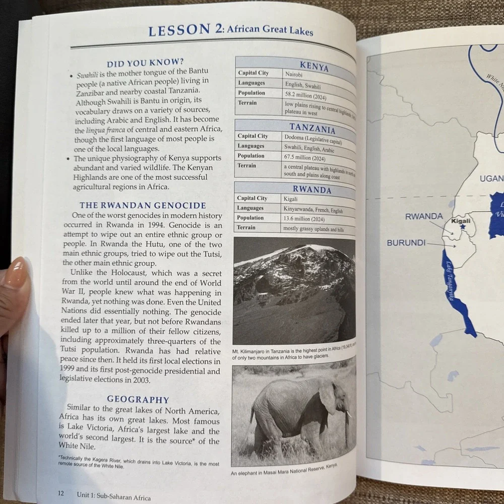 Memoria Press Geography II Student Text Homeschool Curriculum